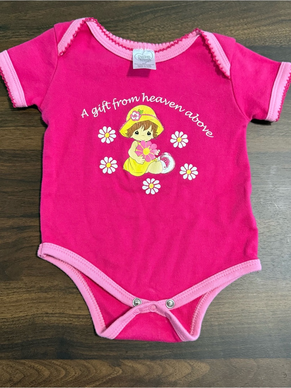 Sold Baby girl precious moments onesie